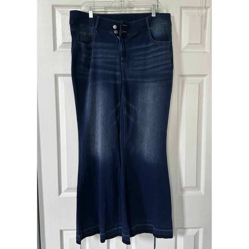 NWT Halara Flex High Waisted Tummy Control Wide Leg Casual Jeans Sz 1X
